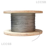 Heavy duty stainless steel (grade 304) wire rope  in various sizes from 8mm to 12mm. Cut to size len