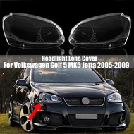 For Volkswagen VW Golf 5 MK5 Jetta Rabbit 2005-2009 Lamp Shade Headlamp Cover Transparent Headlight 