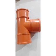 PVC ORANGE PLUMBING TEE FITTINGS