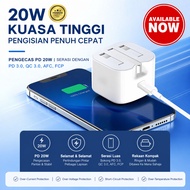 PREMIUM QUALITY 20W / 35W Fast Charger Adapter With 1M Charging Data Cable Set For iPhone and Type-C