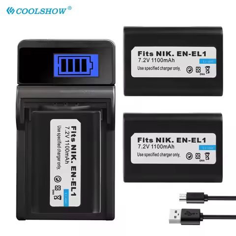 EN-EL1 EN EL1 Camera Battery 1100mah For Nikon Coolpix 775 880 885 990 995 4300 4500 4800 5000 5400 