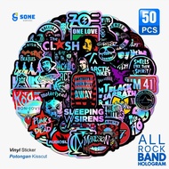 Hologram Band Sticker / Rock Band Sticker / Punk & Metal Music Accessories