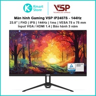 VSP IP2407S Gaming Monitor - 144Hz | 23.8" IPS / FHD / 144Hz / 1ms | Input VGA + HDMI |