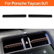 Car Dashboard Air Conditioner Middle AC Vent Grille Centeral Air Vent Outlet Trim Strip For Porsche 