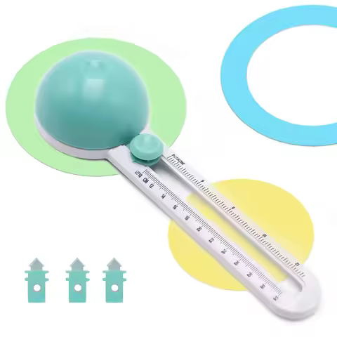 Circle Cutters Paper Hole Punch Cutter Tool Set 35mm 28mm 25mm 22mm 18mm 16mm 9mm Circle Shapes Hole