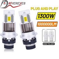 D2S D4S 1:1 Led Headlights HID D1S D3S D8S D1R D3R Kit Xenon LED Bulbs Retrofit 1300W D2R D4R Car