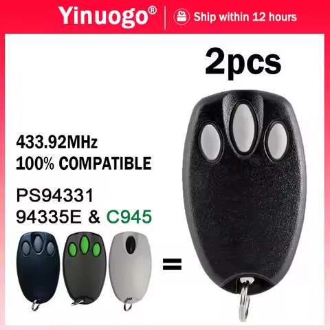 94335E 1A6518 1A5639-7 D-66793 Homentry PS94331 001A6518 MERLIN C945 Garage Door Remote Control Gate