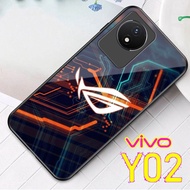 H105 Softcase Kaca VIVO Y02 - Casing Hp VIVO Y02 - Case Hp VIVO Y02 -