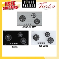 (FREE DELIVERY) Turbo IncantoT883-SSV/GV-BK/GV-OW 88cm 3 Burners Built-in Hob