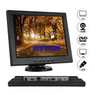 TFT 12 Inch LCD Monitor with AV / VGA / HDMI / USB Input รับประกัน 1 ปี ( พร้อมส่ง )