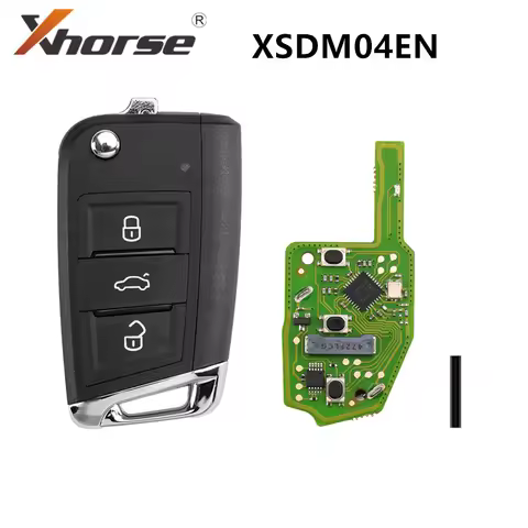 Xhorse XSDM04EN Smart Remote Key MQB Type 1Piece Work with VVDI2 VVDI Key Tool