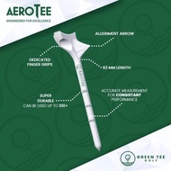 Aerotee Ultimate Ultra-Distance Golf Tee For Driver/Wood/Iron Tee Add Distance Flightpath Golf Tee