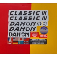 Dahon Classic III Bicycle Stickers