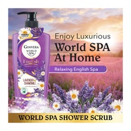 GINVERA World Spa Shower Scrub 750ML English Lavender And Chamomile (Laz Mama Shop)