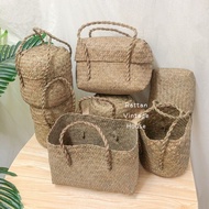 (Rattanvintage) 🔥 Beg Mengkuang | Anyaman Beg | Handcraft Bag | Gift Bag | Hamper Bag | Straw Bag | 