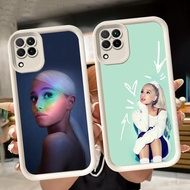 Soft Casing for Samsung M04 A04E A05 A12 A04 F04 J2 A06 A07 A22 J7 Prime Pro 5G White Q58 Ariana Gra