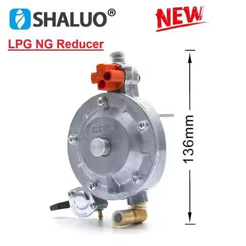 LPG NG Dual Fuel Carburetor Reducer Kit Assy Manaul Pressure Reducing Regulator Gasolina Petrol Gene