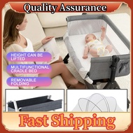 COD Baby Cot Bed baby side bed Folding katil baby bed portable crib katil bayi boleh lipat katil bab