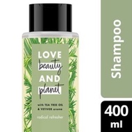 Love beauty and planet shampoo tea tree oil and vetiver 400ml