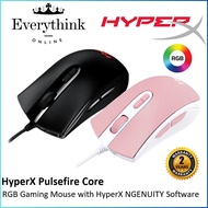HYPER-X HYPERX PULSEFIRE CORE WIRED RGB GAMING MOUSE WITH HYPERX NGENUITY SOFTWARE & 7 PROGRAMMABLE 