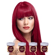 La Riche Directions Semi Permanent Rose Red Hair Colour Dye x 4