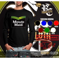 Minute Maid Logo Long Sleeve Distro T-shirt