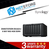 SYNOLOGY DISKSTATION DS1621+ 6 BAY NAS 4GB DDR4 - SYN -DS1621+