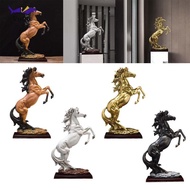 [Simhoa] Standing Horse Statue Modern Horse Statue Big Horse Sculpture Home Decor Animal Statue Desk