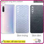 Xiaomi Mi CC9e/CC9 Pro/Mi 9 SE/Mi 9 Pro/Mi 9 Lite carbon skin back cover