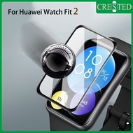 ฟิล์มกระจกนิ่มใส่ได้สำหรับนาฬิกา Huawei พอดีกับสมาร์ทวอทช์9D HD แบบเต็มจออุปกรณ์เสริม Fit2