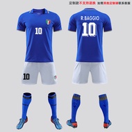 Italy National Team Retro Jersey 1982 World Cup Baggio No. 10 Football Uniform Children Adult Traini
