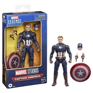 Hasbro Marvel Legends Captain America Versi Filem Patung Aksi 6-Inci Model G0607 Hadiah Hari Lahir