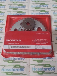 Gear Set + Rantai Honda Supra X Old Lama Gear Set Supra Fit Old Motor Sparepart