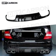 On sale Carbon Fiber Rear Bumper Lip Diffuser Spoiler for Mercedes Benz C Class W204 C63 for AMG 200