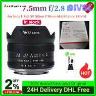 OIVSL 7artisans 7.5mm F2.8 II Ultra Wide-Angle Fisheye Lens for Sony E Fuji XF Nikon Z Micro M4/3 Canon EOS-M M50 Canon RF AVPSD
