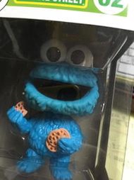 正版 未拆 絕版 Funko POP 含運 芝麻街 02 餅乾怪獸 Cookie Monster