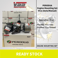PERODUA VIVA AUTO / MANUAL ENGINE MOUNTING SET (3PCS) ORIGINAL