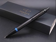 Parker IM Vibrant Ring系列純黑藍環原子筆(2172941) +50可刻字