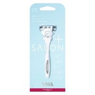 HydroSilk Salon Plus 刀架（附刀片）適用於女士、刮鬍刀、皮膚保護器、Schick
