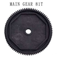 Hsp Rgt Main gear 81t 1:10 RGT Racing EX86120 Off-Road Climbing Car