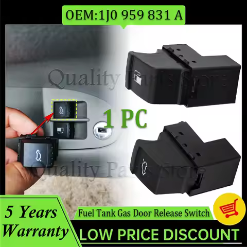 1/2PC New Rear Trunk Fuel Tank Gas Door Release Switch For 1999-2006 VW Passat B5 MK4 Golf 4 1J09598