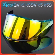RtoMH Motorcycle Helmet Full Visor Full Face For AGV K1 K3SV K5 K5S UV Anti-scratch Wind Shield Glas
