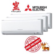 MITSUBISHI STARMEX INVERTER SYSTEM 3 9K AIRCON + INSTALLATION - 5 ✅ / R32 Gas