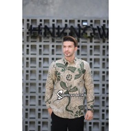 KEMEJA PREMIUM LONG-SLEEVED GRINGSING MOTIF BATIK SHIRT || HAMZAH PREMIUM BATIK
