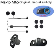 Original Maxto M6S Microphone Earphone With Dual Mics & Bracket Clamp M6S Clip Accessories