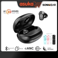 SonicGear TWS 16 ANC Bluetooth 5.2 IPX 4 Wireless Stereo Earbuds | ENC | Active Noise Cancellation