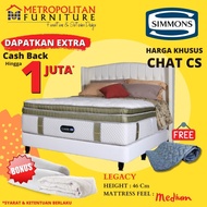 Springbed SIMMONS Legacy FULL SET Kasur Spring bed Simmons Matrass