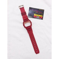 BNB Gshock DW5600 HYPER RED MATTE Strap Besel Casio G-shock