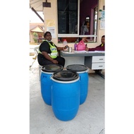 Tong biru. Terpakai 40 liter