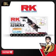 RK RX-RING CHAIN BL525KRX-120 (Black With Gold Pin)